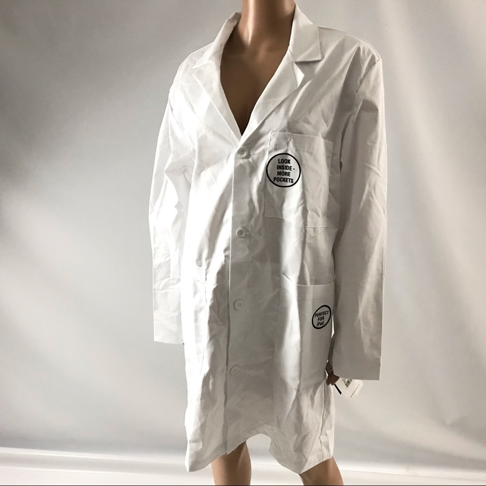 Meta Lab Coat Size 40 /M White